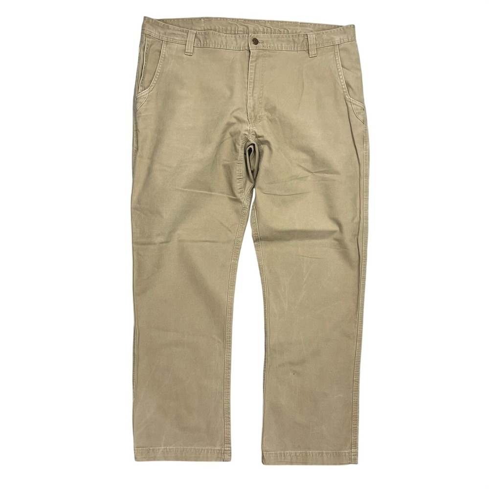 Key Industries Khaki Work Pants Mens 40x30 Tan Cotton Canvas Straight Leg 457.24